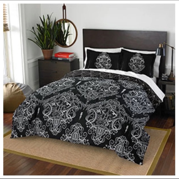 Harry Potter Black Duvet Cover and Pillowcase Set - Picture 2 of 8